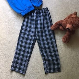Carter’s Gray and Black Gingham Pajama Pants